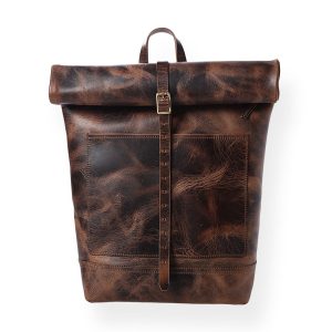 Legacy Roll Top Backpack (Bourbon Brown)