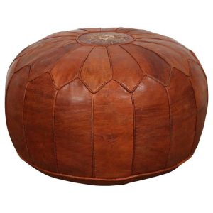 Leather Poufs 02