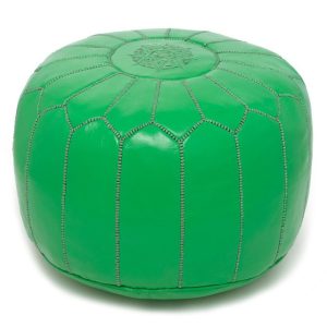 Leather Pouf 097