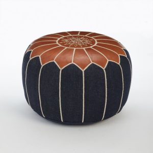 Leather Poufs 183