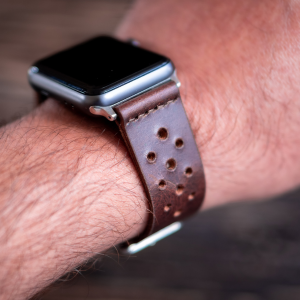 Artisan Apple Watch Leather Strap(Bourbon Brown)