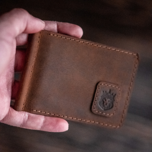 Legacy Money Clipper Leather Wallet(Vintage Brown)
