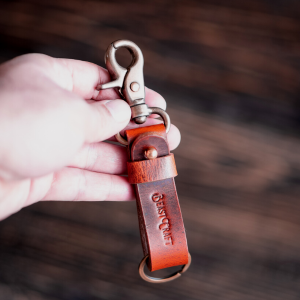 Legacy Key Chain (Tobacco Tan)