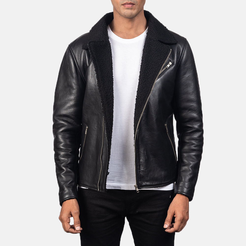 Alberto Shearling Leather Jackets