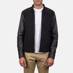 Blain Mocha Suede Bomber Jackets