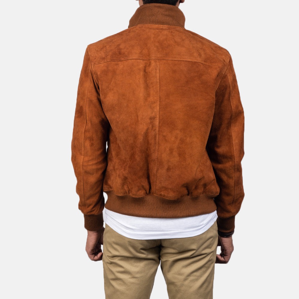 Eaton Suede Bomber Jackets - Image 2