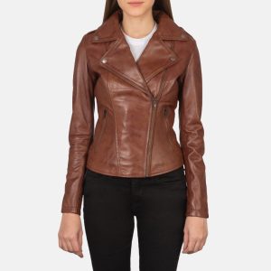 Flashback Brown Leather Biker Jackets