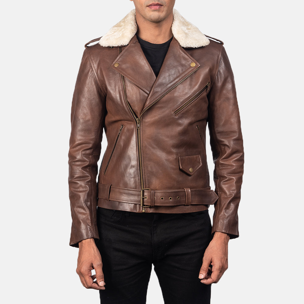 Furton Leather Biker Jackets - Image 4