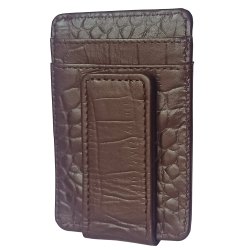 Genuine Leather Money Clip Wallet