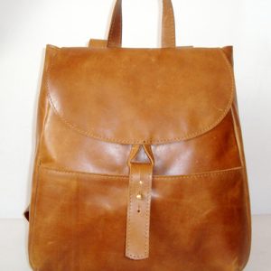 Handmade Brown Leather Vintage Style
