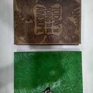 Handmade Leather Notebook Business Planner