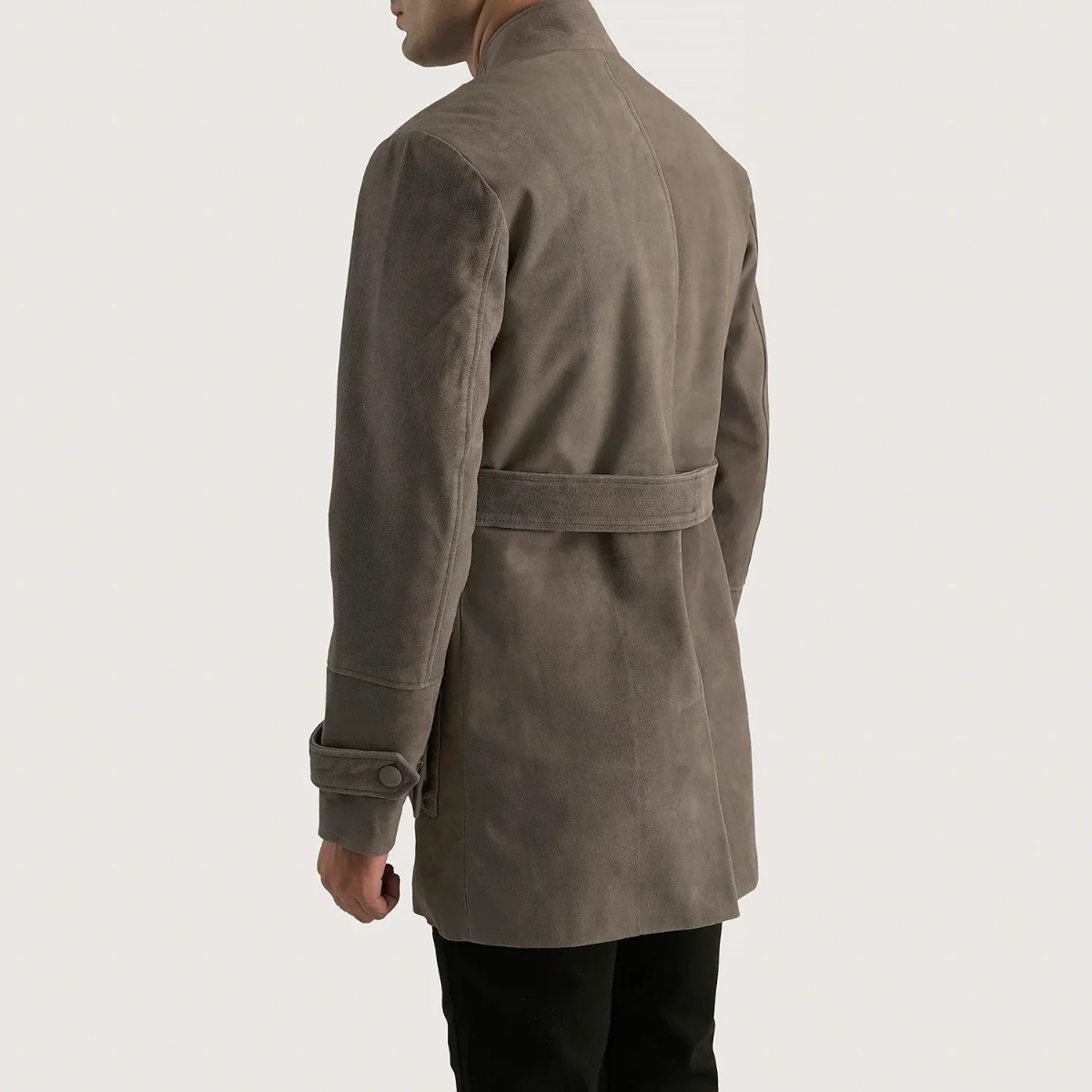 Dolf Grey Suede Jacket - Image 5