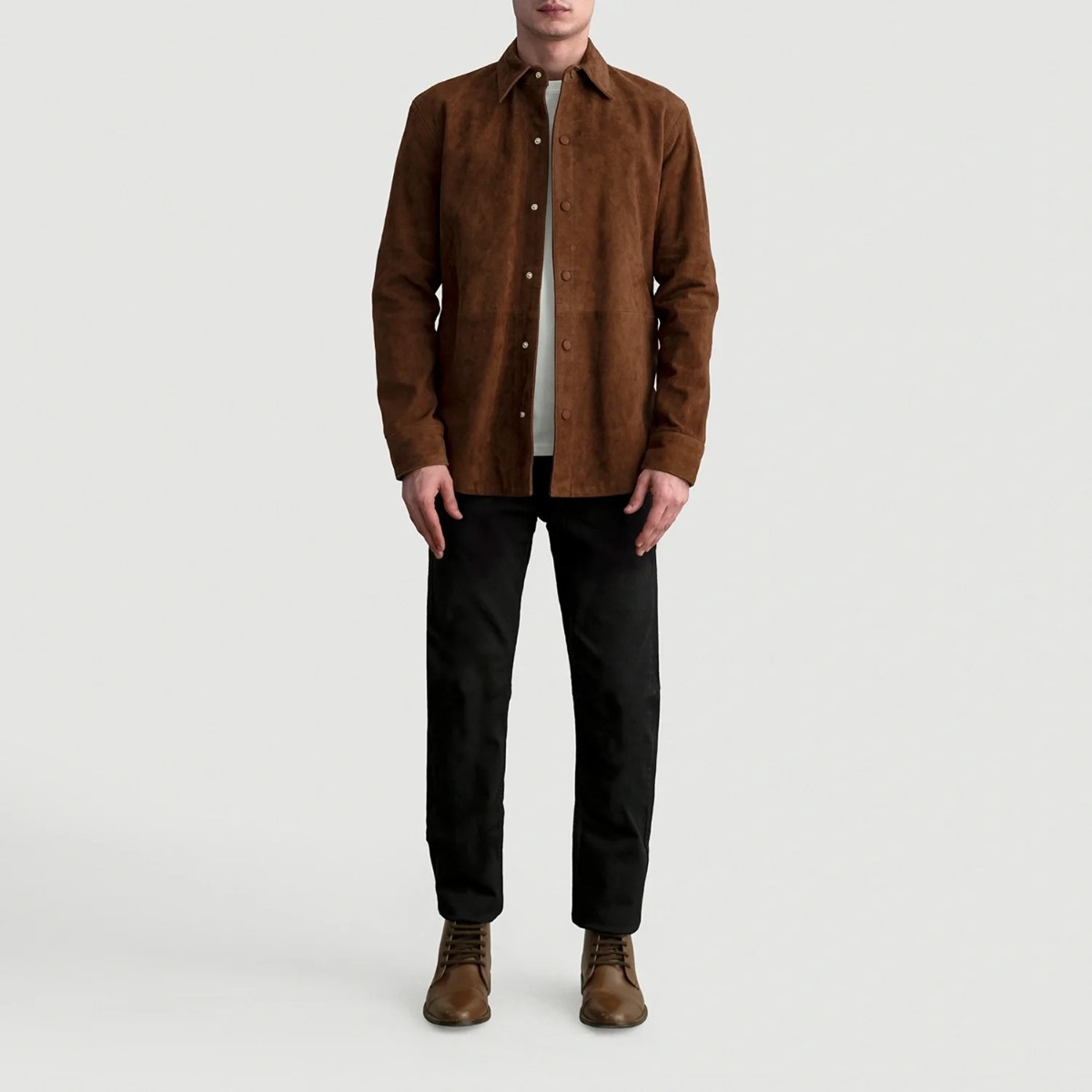 Haven Suede Leather Shirt - Image 2