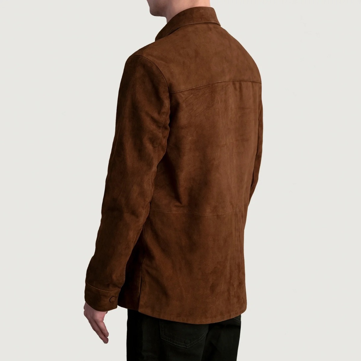 Haven Suede Leather Shirt - Image 5