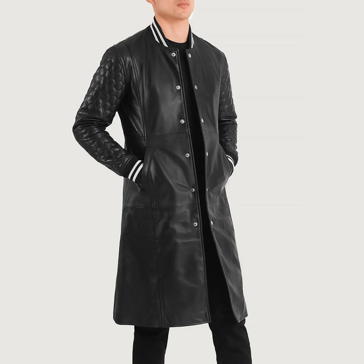 Wilde Black Suede Varsity Coats - Image 3