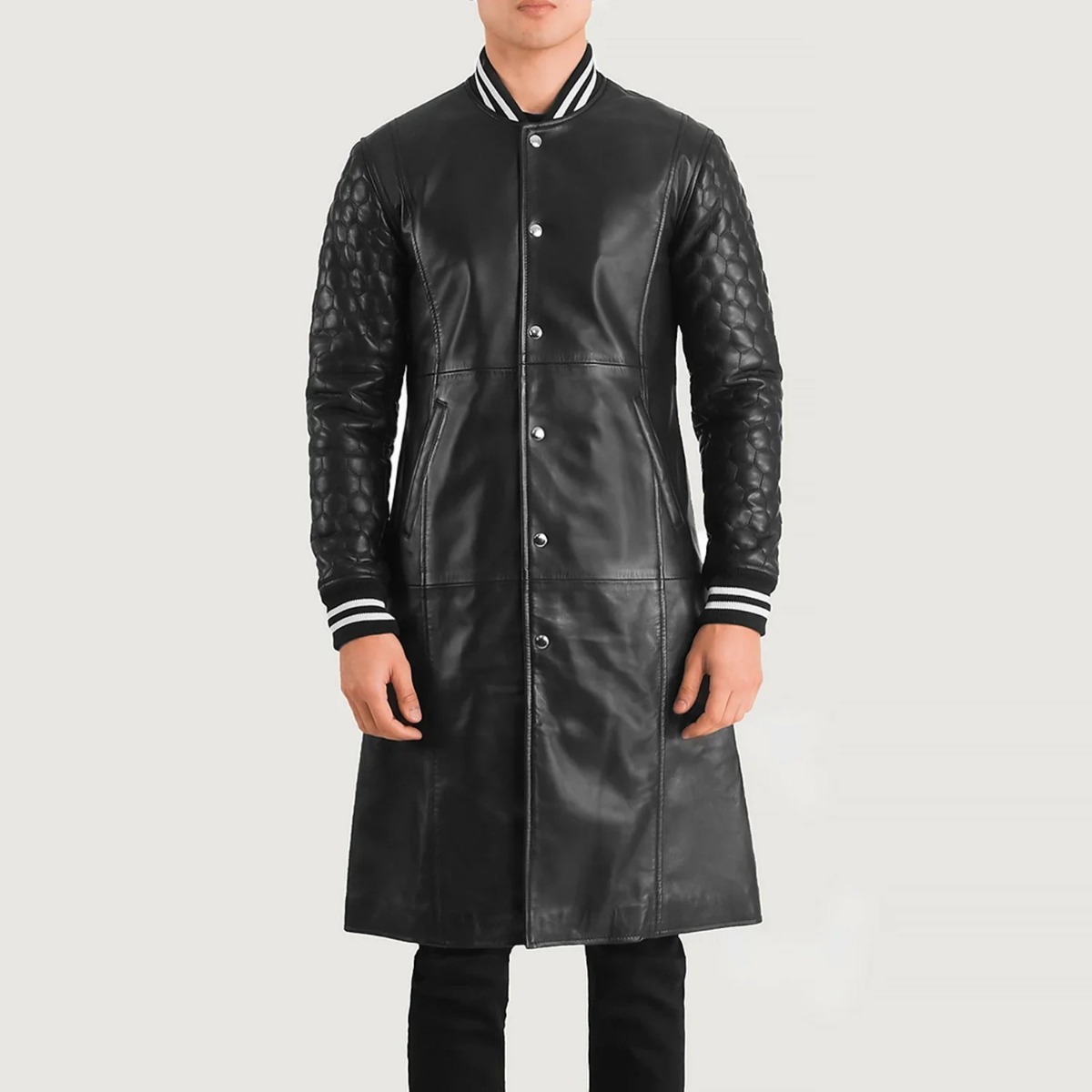 Wilde Black Suede Varsity Coats