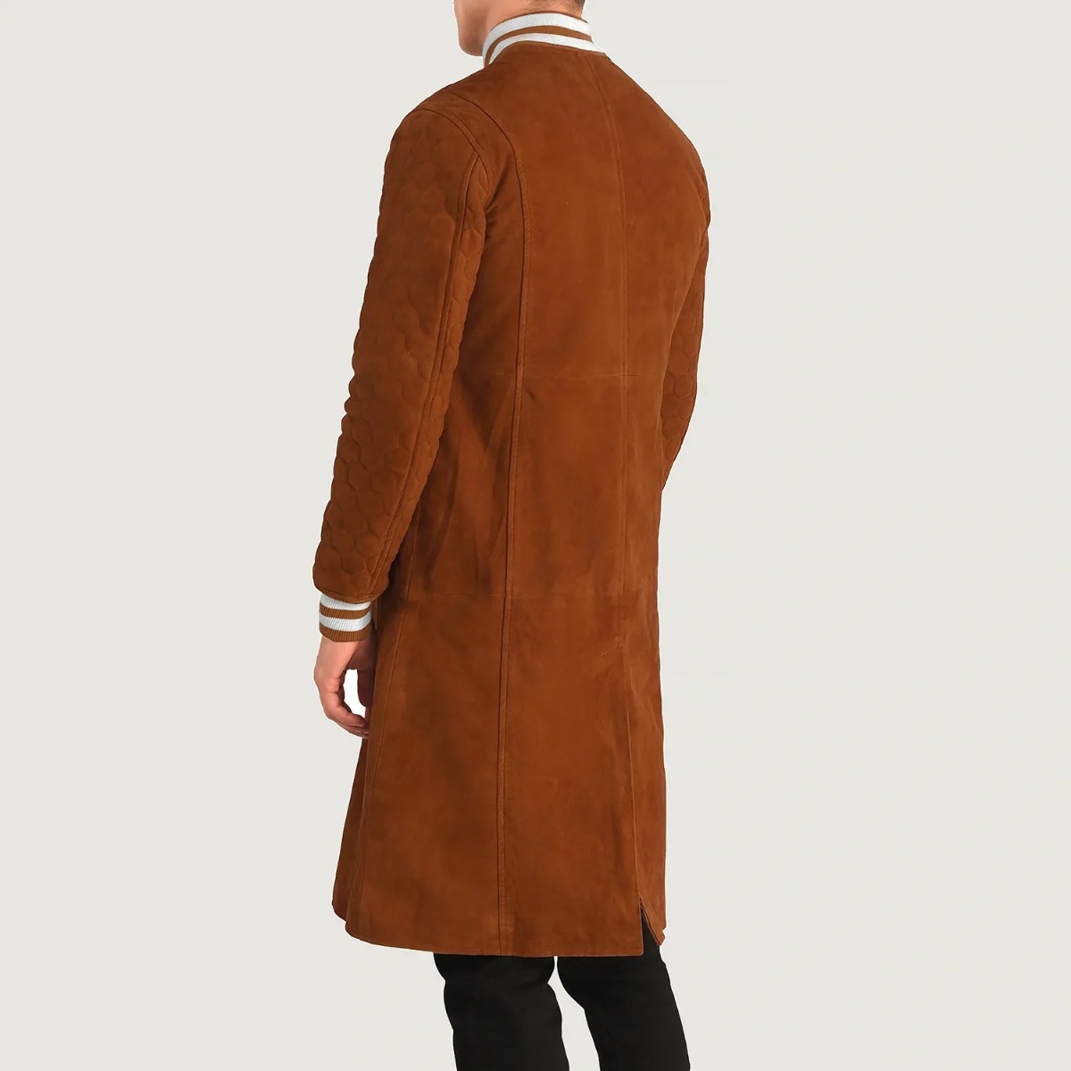 Wilde Brown Suede Varsity Coats - Image 2