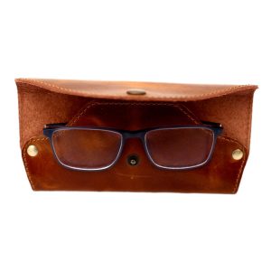 LEATHER EYEGLASS CASE