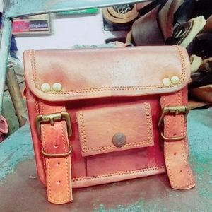 Leather Messenger Bag