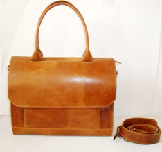 Leather Travel Duffle Bag