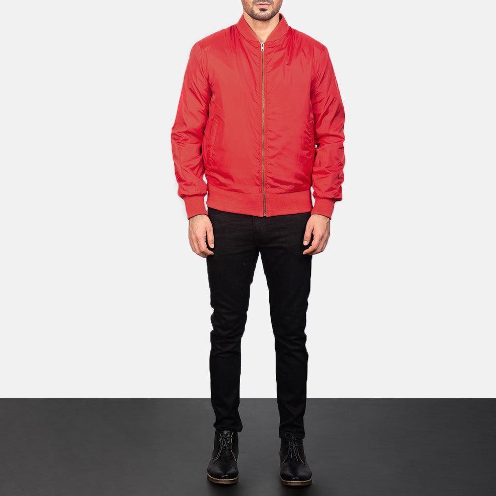 Zack Red Bomber Jackets - Image 2