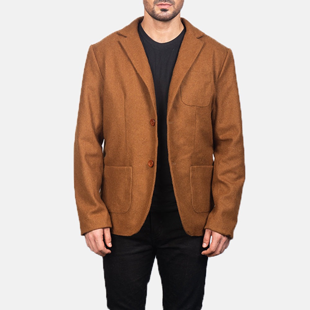 Borges Khaki Wool Blazers