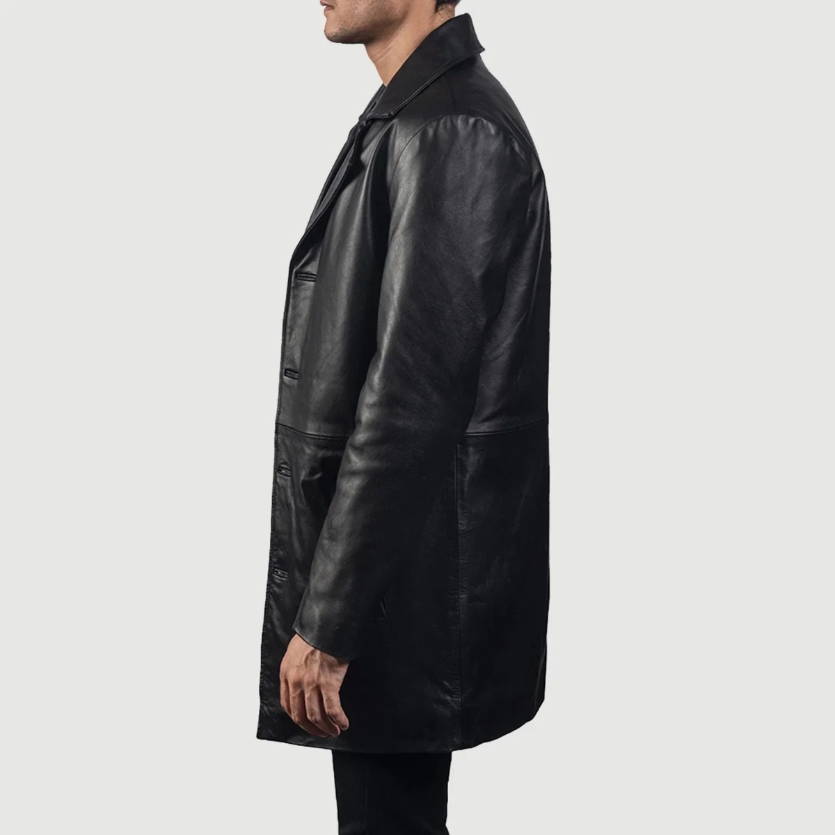 Classmith Black Leather Coats - Image 4