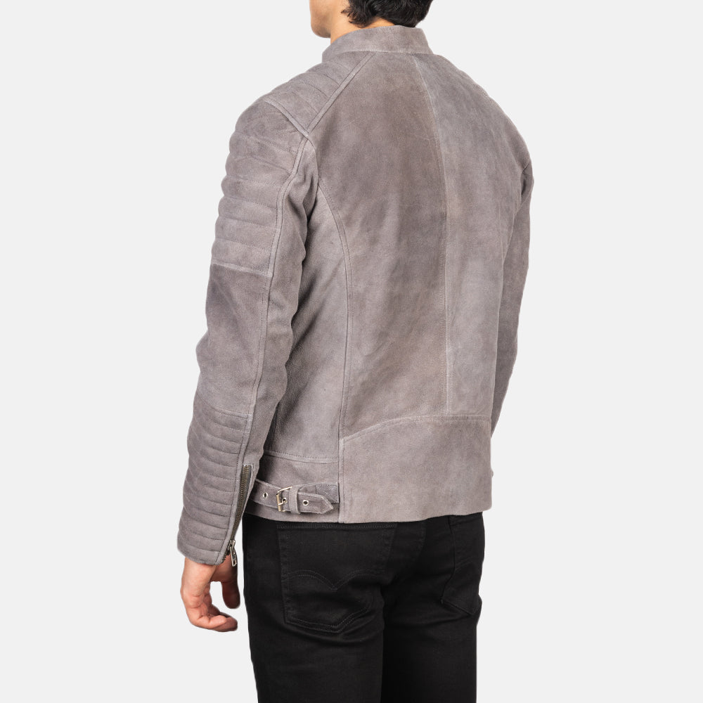 Damian Leather Biker Jacket - Image 6