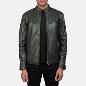Ionic Green Leather Jackets
