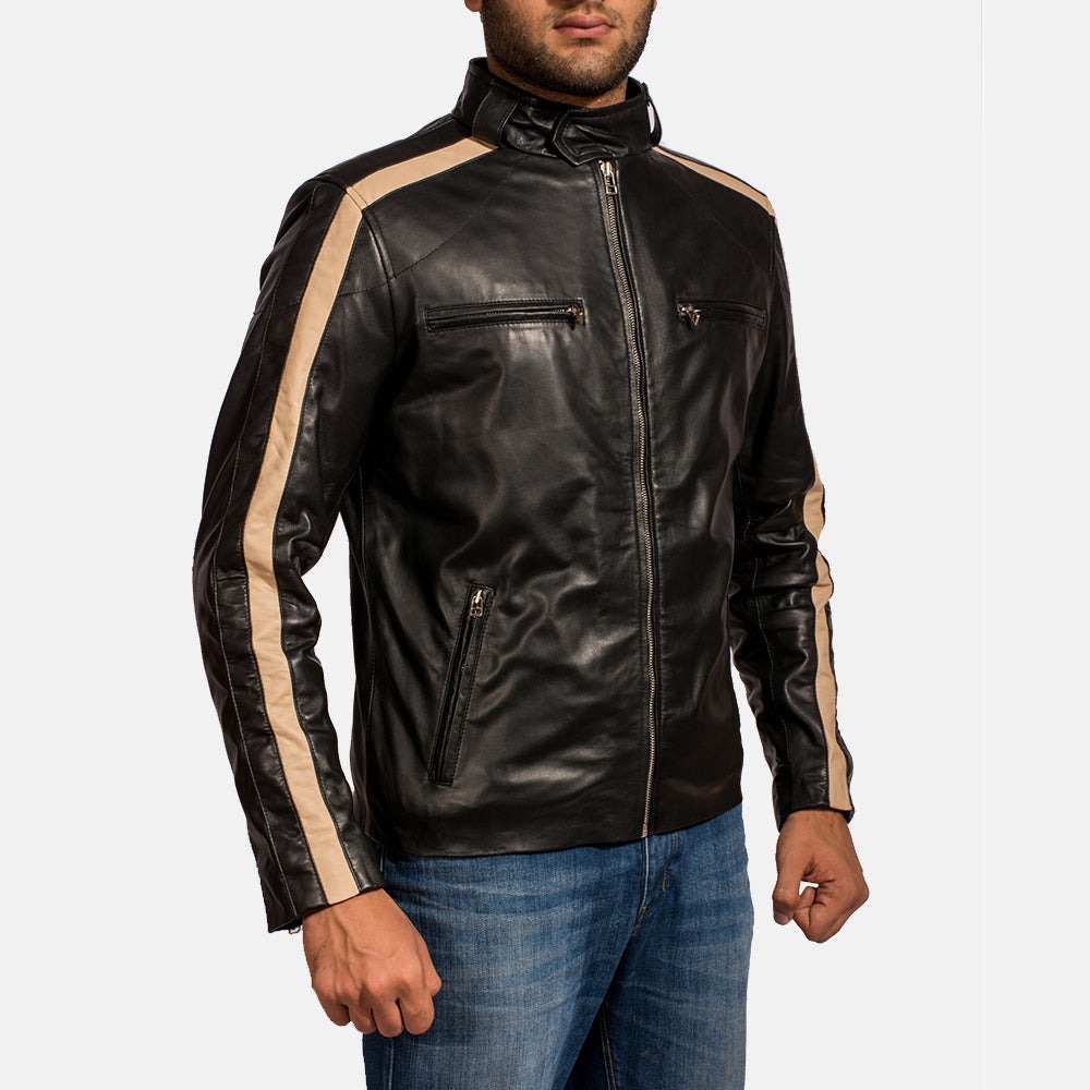 Jack Black Leather Biker Jackets - Image 5