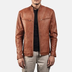 Ionic Brown Leather Jackets
