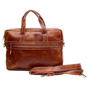 REAL LEATHER FASHION MESSENGER BAG