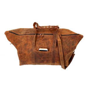 RUGGED CHIC VINTAGE LEATHER DUFFEL BAG