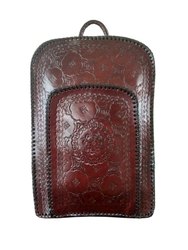 Tooled Handmade Leather Backpack