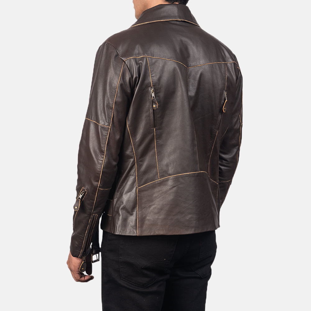 Vincent Leather Biker Jackets - Image 4