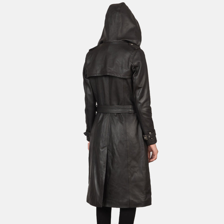 Fixon Hooded Brown Trench Coats - Image 3