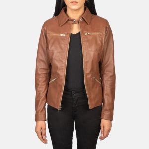 Tomachi Brown Leather Jackets
